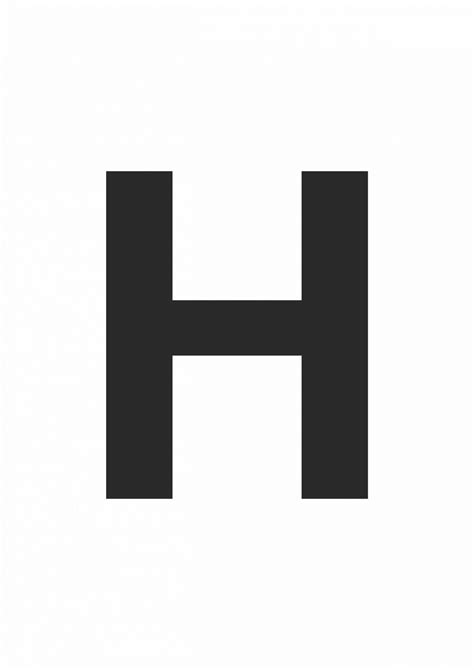 Letter H 